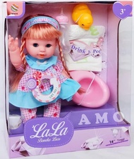 BONEKA PIPIS NGOMPOL LALA GT816 - BONEKA BAYI LUCU
