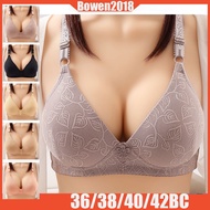 36-42B Plus Size Push Up Women Bra Comfortable Underwear Traditional Thin Mould Cup Breast Holding L