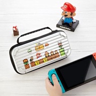 (送保護貼+優惠價主題蘑菇帽)Switch NS 旅行箱主題機套 瑪莉奧經典關卡主題 Luggage theme case  - Mario Classic Quest Theme
