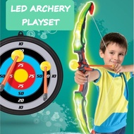 Archery Playset Set with Bow Arrow and Target For Fun Sports Game Kids