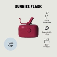 Sunnies Flask Robo Cap (Cube-Shaped Sip Water Tumbler Accessory Lid)