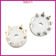 LID 5pieces B9A Ceramic 9Pin Tube Socket for 12AX7 12AT7 12AU7 ECC83 ECC82 E88CC