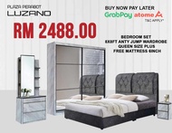 Bedroom Set with 8x8ft Wardrobe and Dressings Table