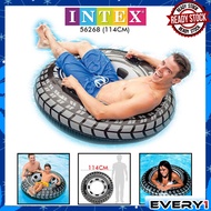 INTEX 56268 114CM & 59252 91CM Monster Truck Tube Swimming Pool Adult Rings Inflatable Tube With Han