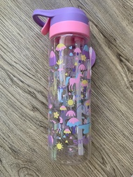 กระติกน้ำ สเปรย์+หลอดดูด Smiggle splitz straw water bottle-ม่วงอ่อน