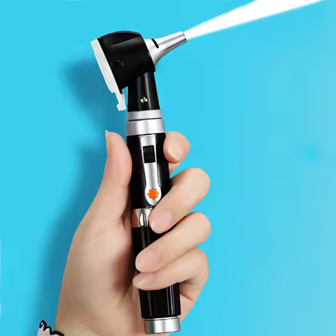 Otoscope - Ear Scope with Light, Ear Infection Detector, Pocket Size (Black Color)