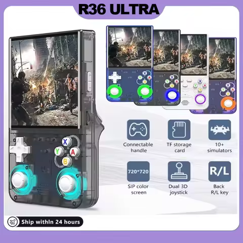 R36 ultra 4.0-inch retro games console open-source Linux system 128GB 20000+ games portable games co