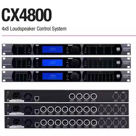 CX series Loudspeaker control system CX4800 Professional Digital Audio Processor DriveRack 4 In 8 Ou