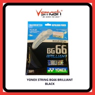 Yonex String BG66 Brilliant Black (SP String)