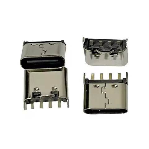 10-100pcs USB Type C 3.1 Jack Charge Socket Connector 4Pin Direct Plug Mother Base 6.8H High Data Tr