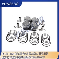 STD Engine Piston & Rings Set Fit 1.2 L L4 Gas CJZ CJZD For 13-20 AUDI A3 SEAT IBIZA LEON SC TOLEDO 