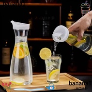 BANA Juice Bottle, Heat-resistant Transparent Water Bottle, Large Capacity Plastic Juice Cold Water 