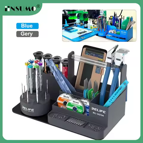 RELIFE RL-001H 360° Rotating Intelligent Repair Storage Rack Multiple Partitions Large-capacity for 