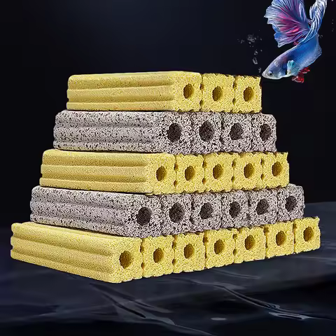 20Pcs/lot Aquarium Bacteria House Bio Filter Fish Tank Raw Water Treatment System Nitrifier Quartz C