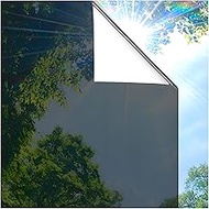 Coavas One Way Privacy Window Film, Heat Control Window Tint for Home, Sun Blocking Reflective Windo