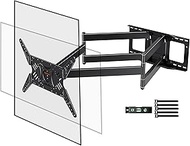 TV Wall Mount with 1060 mm Long Arm for 37-90 Inch TVs, 180° Rotation TV Mount for Wall, Fully Movab