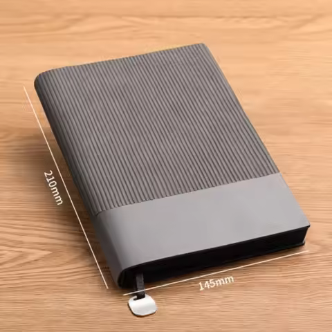 Durable PU Leather A5 Diary Notebook Thickening Not Easily Damaged Meeting Minutes Book Customized N