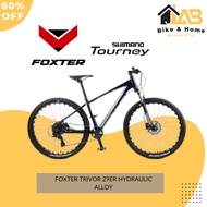 JAB.[High-end] FOXTER TRIVOR 29er HYDRAULIC ALLOY mountain bike with shimano tourney 1x8 speed.