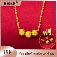 ซื้อ1แถม1!!! มีของพร้อมส่ง🔥【COD】สร้อยคอทอง จี้สร้อยคอ necklace women gold สร้อยพระผูหญิง สร้อยแฟชั่น