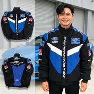 F1 Ford Racing Jacket Blue Moto Ride Jaket Lelaki Embroidery Windbreaker Jeket Original Bomber Jaket