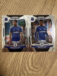 everton 愛華頓 panini prizm 英超 premier league holgate gray 足球卡 球星卡