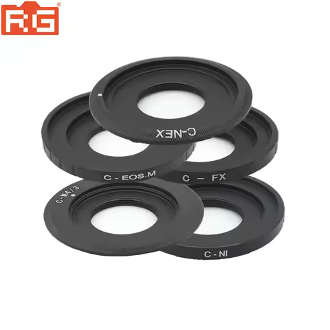 Camera Lens C Mount C-NEX C-M4/3 C-FX C-N1 C-AI.Z adapter ring For Sony Canon EOS .M .R Nikon Fuji O