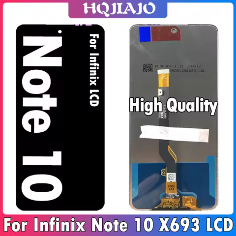 6.95" Original For infinix Note 10 LCD Display Touch Screen Digitizer Assembly For infinix X693 LCD 