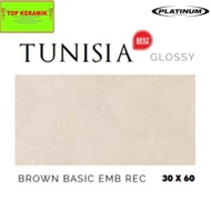 Keramik Dinding Platinum 30x60 Tunisia Brown Basic