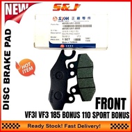 SYM VF3I VF3 185 BONUS 110 SR SPORT BONUS FRONT DISC BRAKE PAD