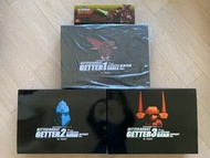 100%全新 Art Storm Fewture EX合金 三一萬能俠 1+2+3號 (連最終決戰特典武器) GETTER