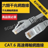 CAT.6 高速網路線 1米 100公分 1M 六類網路線 RJ45 充膠式 千兆網路線 ADSL光纖