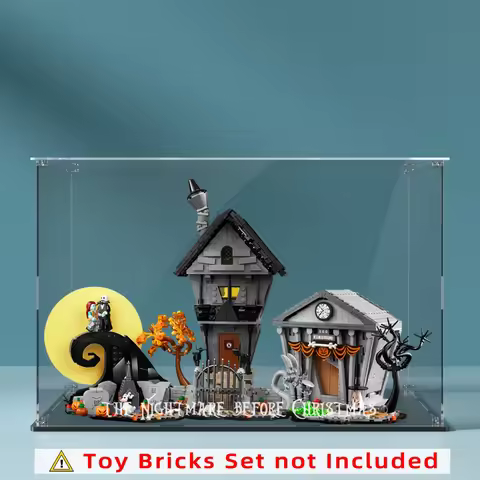 NDisplay box for lego 21351 display case for Tim Burton's The Nightmare Before Christmas building bl