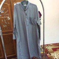 Jubah Lelaki Preloved Grey Kelabu