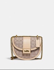 100%全新 Coach Alie Saddle Bag