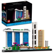 LEGO Architecture Singapore 21057 Building Set - Skyline Collection, Architecture Construction Model