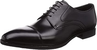 Modelo DMK8372 Men's Business Shoes, Cowhide Leather, Stylish, Water Repellent, Black, 11.8 inches (
