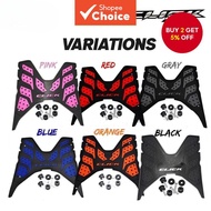 MOCA MOTO Honda Click 125i 150i Footboard Rubber Mats Anti-Slip With Bolts V1 V2 V3 Motorcycle Acces