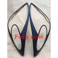 Avanza Xenia Vvti 2008 to 2011 Headlight Garnish Matte Black Complete Car Accessories