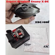 RE052 - Expert Graphite Enemy X-DC XDC100L Baitcast Reel BC Baitcasting Zing Mesin Pancing Casting D