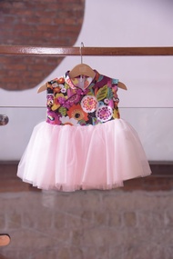 零碼6折 Angel Nina 手作訂製旗袍改良式兒童禮服 抓周 花童 生日