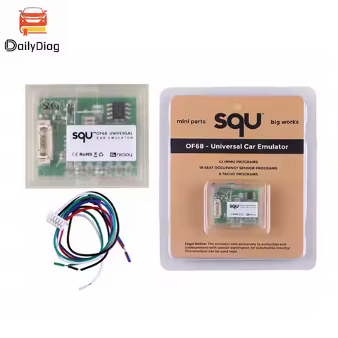 10PCS SQU OF68/OF80 Universal Car Emulator Signal Reset Immo Programs Diagnostic Seat Occupancy Sens