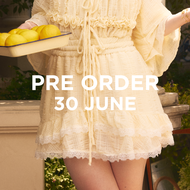 จัดส่ง 30 JUN lookbooklookbook jolie skirt vanilla lace