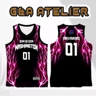 NBA cut Upper Full Sublimation Jersey