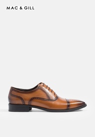 Mac&Gill Derby Laced Up Two-Tone Business Leather Shoes รองเท้าผู้ชายหนังแท้ผูกเชือกแบบทางการ Men M