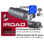 IROAD X30 - Front & Rear dash cam car camera -  WiFi & Optional Cloud - Iroad Singapore Official dea