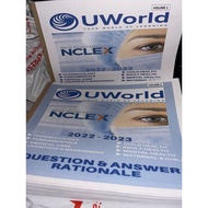 ◫ ∏ ◐ ♞,♘Nclex Uworld Notes 2019 or 2023-2022-2021 Q&a colored/ q&a 2019 Bnw