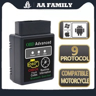 Car HH OBD2 Scanner Bluetooth Diagnostic Tools ELM327 Mini OBDII Phone APP Check Fault Clean Repair