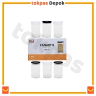 Eid Jar Canary B Airtight Glass Jar 880 ML SET 6 pcs Canary B/PL ST C 103 31 CT-002