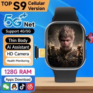 Smart Watch 4g Android Smartwatch With 128gb Storage 4g/5g Lte Sim Card Gps Wifi 2.06 Inch 410*502 A