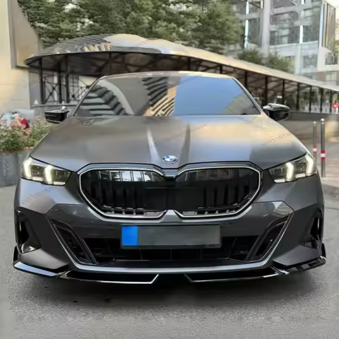 For BMW 5 Series G60 G61 520i 520d i5 M60 M Sport 2024-2026 Front Bumper Lip Splitter Spoiler Diffus